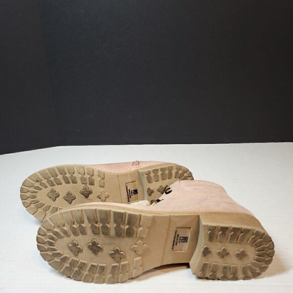 Sarah Jayne Pink Ankle Booties - Picture 7 of 8